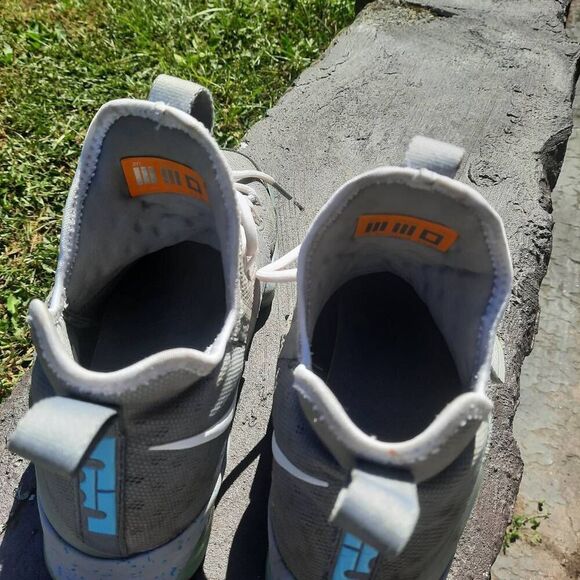 Nike Lebron 14 Mag Marty McFly Sneakers Size 9.5 - Picture 5 of 6